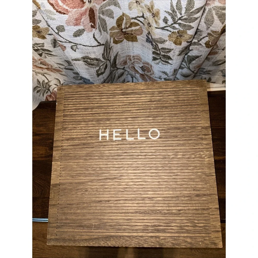 14 X 14 Wooden Letter Board With Letters From Target